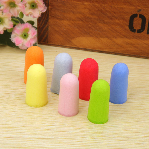 Bag pack Soft Multi-color Foam Ear Plugs Tapered Travel Sleep Noise Prevention Earplugs Noise Reduction For Travel Sleeping DHL free shippin