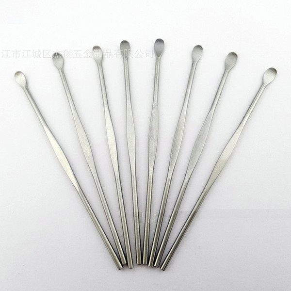 Ear Pick Steel Stainless Ear Wax Earwax Curette Remover handle Cleaner Tool, Earpick Spoon Cleaning Health Care