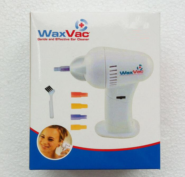 Top Quality!Wax Vac Electric Cordless Vacuum Ear Cleaner Wax Vac Gentle and Effective Ear Cleaner Heath Care Tool Free Shipping