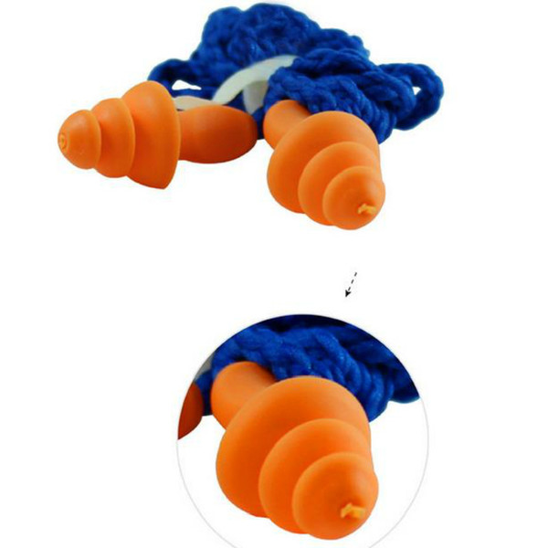 Authentic Soft Silicone Corded Ear Plugs with Rope Noise Reduction Christmas Tree Earplugs Protective Earmuffs 400pcs