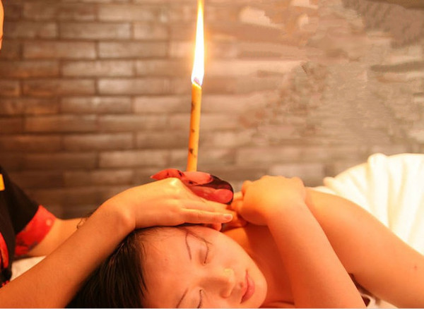 Indian Aromatherapy Ear Candle Natural Beeswax Hot Ear Acupuncture Therapy Remove Earwax Refreshing Detox Ear Candle