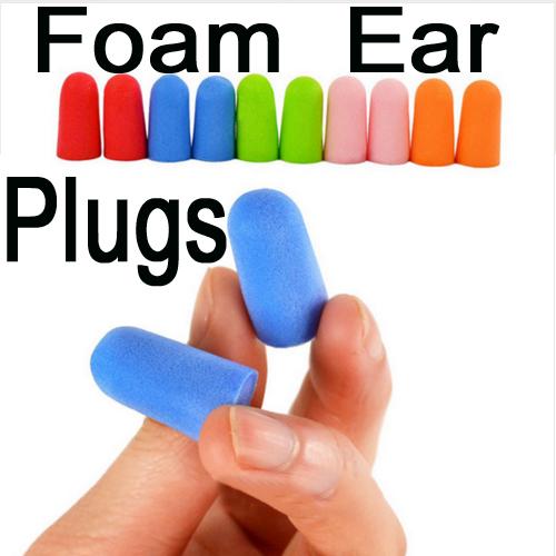 Health Soft Foam Ear Plugs Travel Sleep Noise Prevention Earplugs For Travel Sleeping Individually Wrapped Box pack B87Q