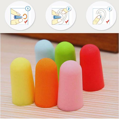 Hot Sale Box pack Soft Foam Ear Plugs Travel Sleep Noise Prevention Earplugs Noise Reduction For Travel Sleeping B87Q