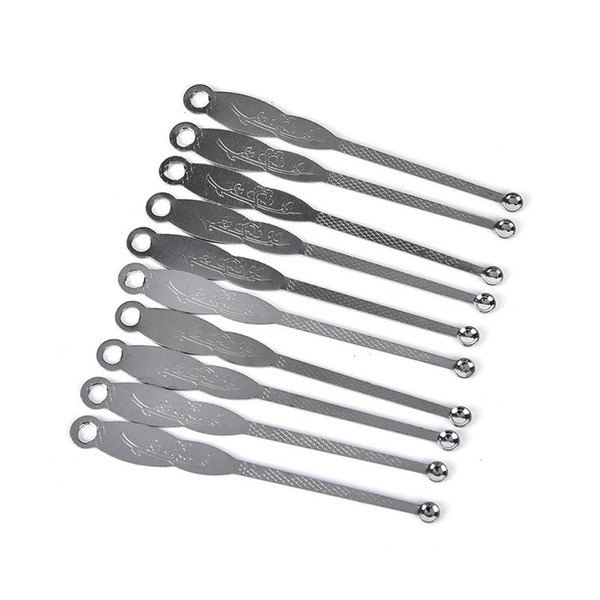 Durable Stainless Steel Ear Pick Handle Ear Cleanser Cleaning Earwax Remover Curette Ear Care Tools Small Gift