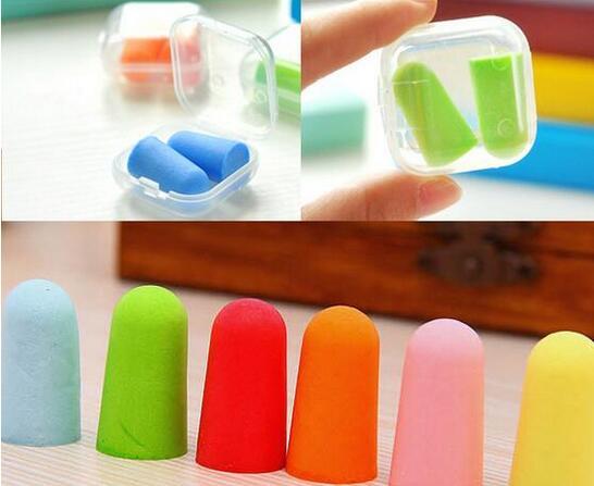 Soft Foam Ear Plugs Travel Sleep Noise Prevention Earplugs Noise Reduction For Travel Sleeping Individually Wrapped