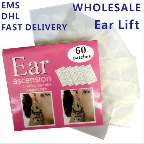 WHOLESALE 100packs/Lot Ear Lift of Ear Lobe Support Tape Perfect for protecting ear from heavy big earrings