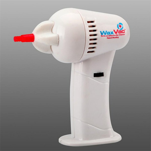 Promotion WAX VAC Electric Cordless Vacuum Ear Cleaner Ear Wax Safe Remover Cleaning Easy Painless Tool Silicone Tips Ear Safe Clean Dry