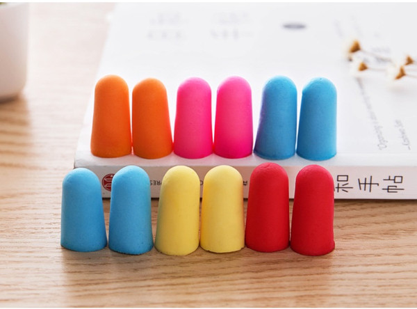 Soft Foam Ear Plugs Travel Sleep Noise Prevention Earplugs Noise Reduction Travel Sleep Ear Plugs W9014