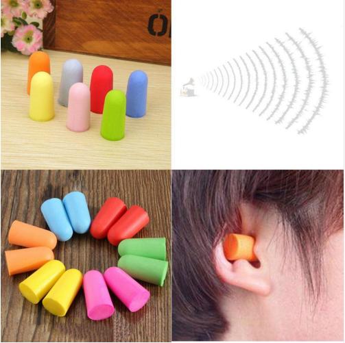 Soft Classic Foam Ear Plugs for Sleep Noise Reduction Foam Earplug for Anti-interferen noise Insulation Ear Protection B50Q