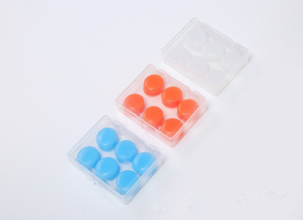 1500Pairs Waterproof 6Pcs Silicone Soft Water Sports Earplugs Showering Protective Ear Plugs Swimming Earplugs Anti-noise Earmuffs