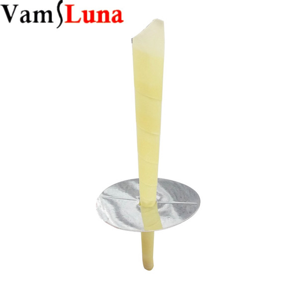 100X Protective Disc Plate For Ear Candling Pure Beeswax Candle Thermo Auricular Therapy Straight Style For Ear Care