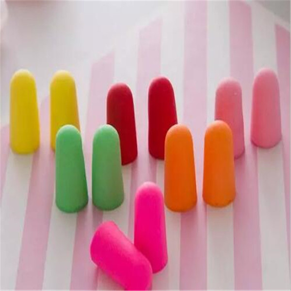 2017 Bag pack Soft Orange Foam Ear Plugs Tapered Travel Sleep Noise Prevention Earplugs Noise Reduction For Travel Sleeping free shipping