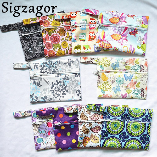 [Sigzagor]Small Mini Wet Bag Reusable for Mama Cloth Sanitary Menstrual Maternity Pad,Tampon,Cup Bib,Buyer PICK,29 Designs