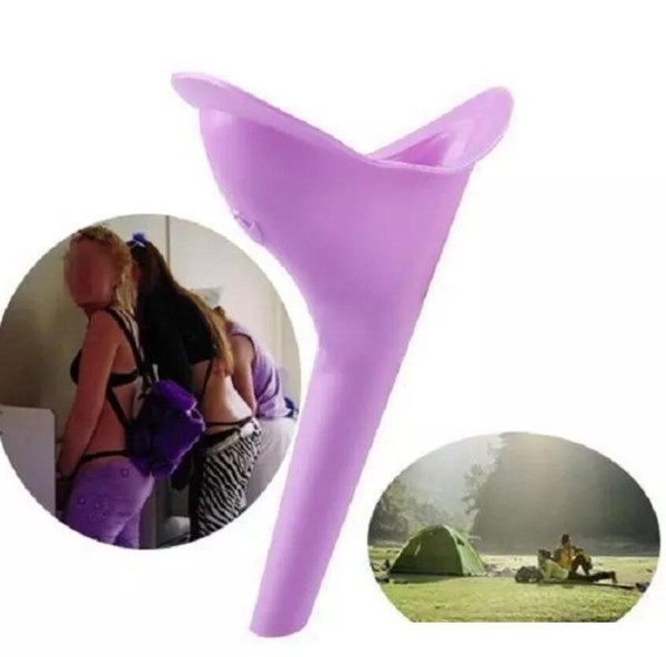 Vogue Camping Travelling Female Lady She Can Wee Urine Urinal Director Funnel OPP bag Free Shipping 500pcs