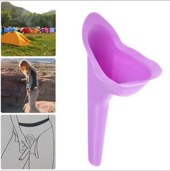 New Design Women Urinal Travel Outdoor Camping Soft Silicone Urination Device Stand Up & Pee Female Urinal Toilet c092