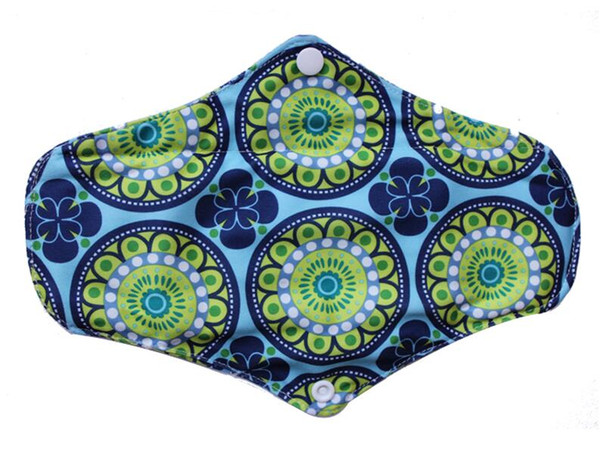Antibiosis Bamboo Fiber Menstrual Sanitary Maternity Mama Pads Without Fluorescent Reagen , Reusable Washable Eco-Friendly sanitary pad