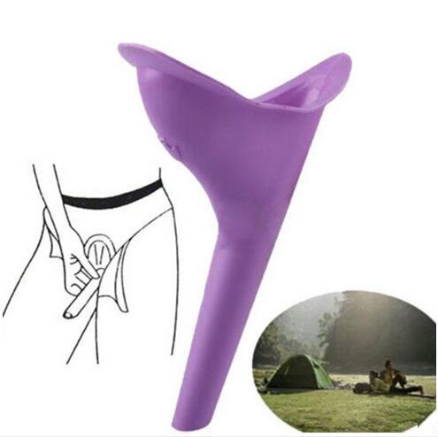 Female She Wee Ladies Woman Urinal Urine Funnel Camping Festivals Travel New PEZ Standing Funnel Lady Elegance Urine with Soft Silicone