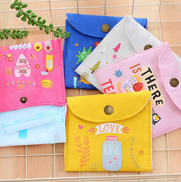 1 Pc Multi-functional Size 13.3*12.7 Wet Bag Reusable Bag for Mama Cloth Pads Menstrual Pad Sanitary Pads Also Can Be Coin Bags
