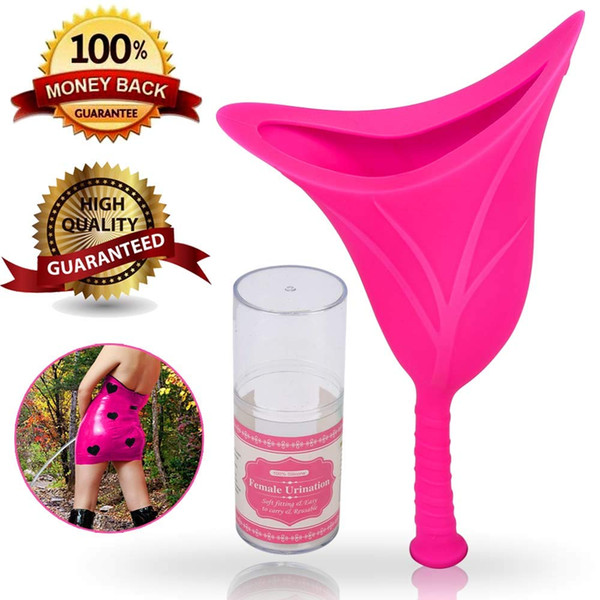 Portable Female Urination Device, Lets You Pee Standing Up, Upgrade Reusable Urinal Funnel for Pregnant Women, Perfect for Outdoor
