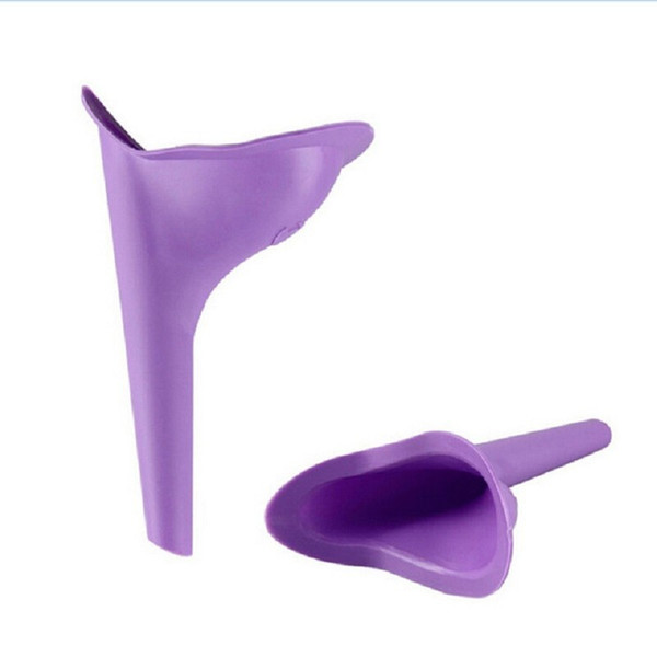 PEZ New Design Women Urinal Soft Silicone Urination Device Travel Outdoor Camping Stand Up Pee Female Urine Toilet Free Shipping