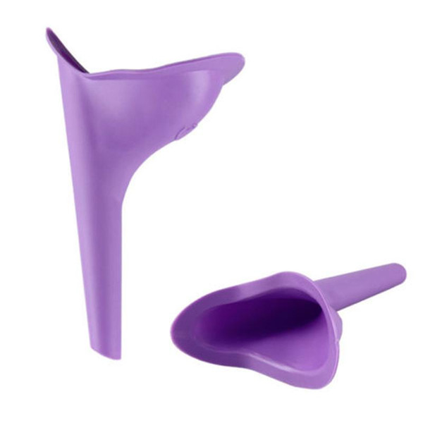 PEZ New Design Women Urinal Soft Silicone Urination Device Travel Outdoor Camping Stand Up Pee Female Urine Toilet Free Shipping