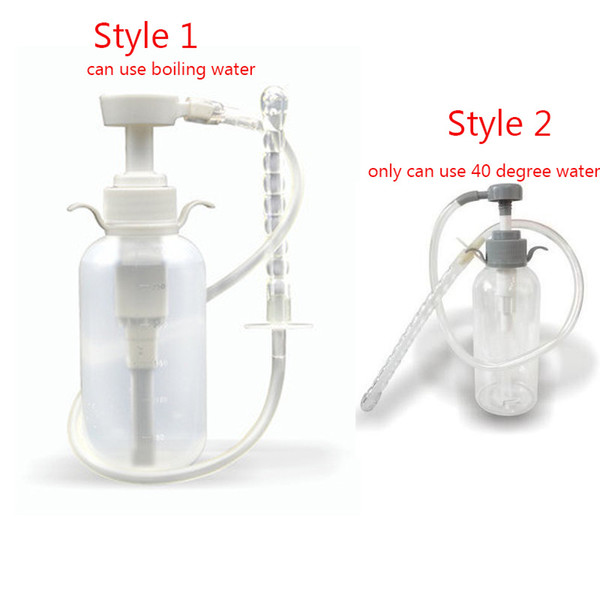 Anal Douche Cleaner Enema Vagina Wash Bottle Tube Anal Sex Toys For Men Woman Gay Nozzle Pump Enema Bag Adult Sex Toys