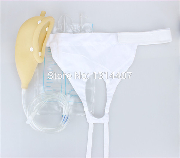 elderly bedridden urinal bag urine incontinence