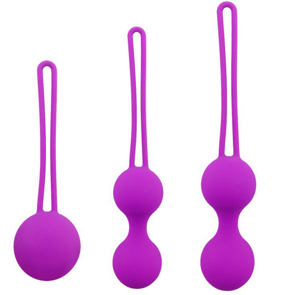 HIMABM Silica Gel Vagina Ball Dumbbell Female Kegel Weight Kegel Excise Ball Yoni Egg Ben Wa Ball Pelvic Floor Muscle