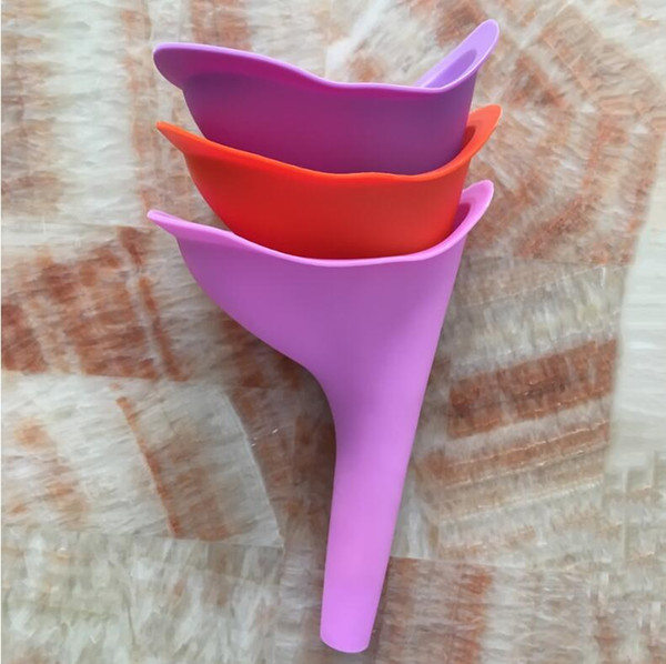 Fashion Travel Female Urinal, PEZ Standing Funnel Lady Elegance Urine with Soft Silicone DHL FEDEX UPS SF fast shipping