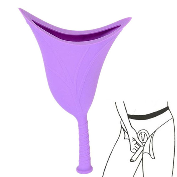 Outdoor Survival Multi Functional Silicone Convenient Female Urination Device Camping Portable Reusable Urinal Urinary Device 80Pcs