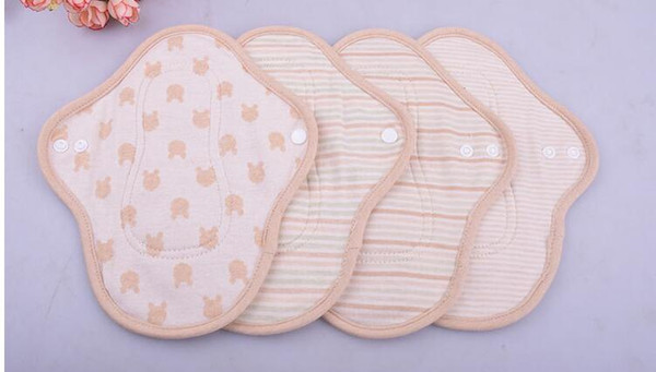 5Pcs 230mm New Arrival Women Feminine Hygiene Reusable Washable Panty Liner Cotton Cloth Mama Menstrual Sanitary Nappy Towel Pad