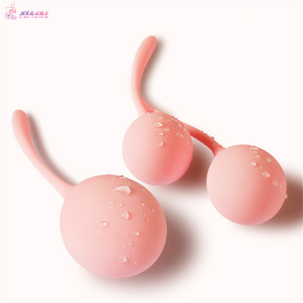 HIMABM Female Kegel Weight Vaginal Ball Vaginal Dumbbell Jade Egg Pelvic Floor Muscle ben wa ball yoni egg