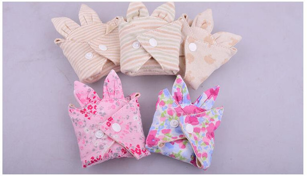 5Pcs 280mm High Quality Feminine Hygiene Panty Liner Reusable Washable Cotton Cloth Pad Cloth Menstrual Sanitary Maternity Mama Pad