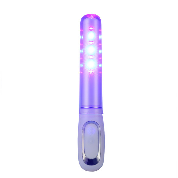 2018 New product AT-2 female vibrator sex products with red laser and blue light treat Vaginitis