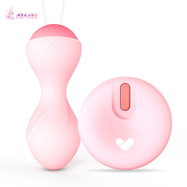 HIMABM Pink Female Kegel ball Vaginal Ball Vaginal Dumbbell Jade Egg Pelvic Floor Muscle Ben Wa Ball Yoni Egg