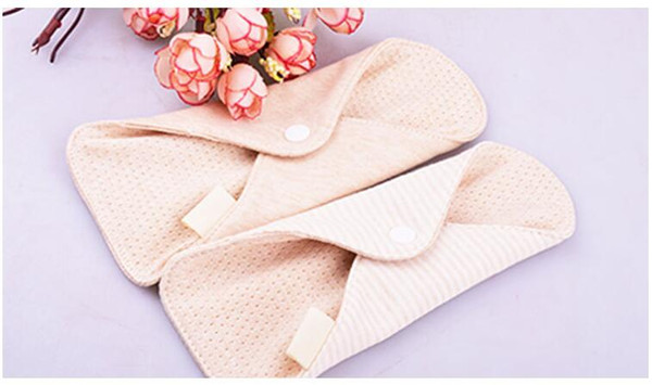 1Pc 180mm Cotton Mama Reusable Menstrual Cloth Sanitary Pads Napkin Waterproof Panty Liners Women Feminine Hygiene