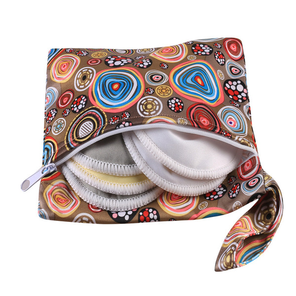 OEM Reusable Washable Wet Bag for Menstrual Pads Mama Cloth Sanitary Towel Pads Wet Bag for Diapers