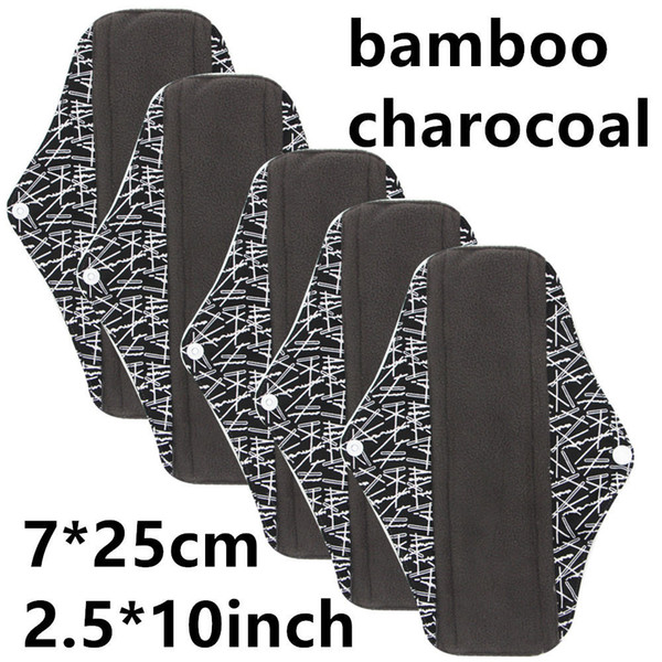 OEM |11 colors - 10 inch Bamboo Reusable Sanitary Pads - Bladder Support & Incontinence Pads |Cloth Sanitary Pads