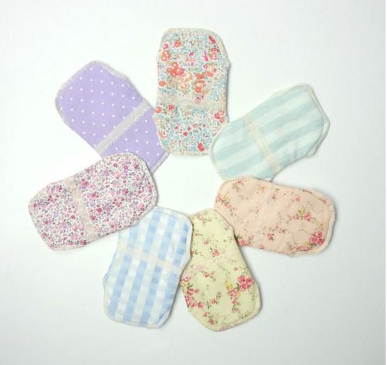 Super small 5.51 inches ,Cotton printed washable reusable sanitary pad, comfortable pad ,cloth pads menstrual, reusable pads menstrual