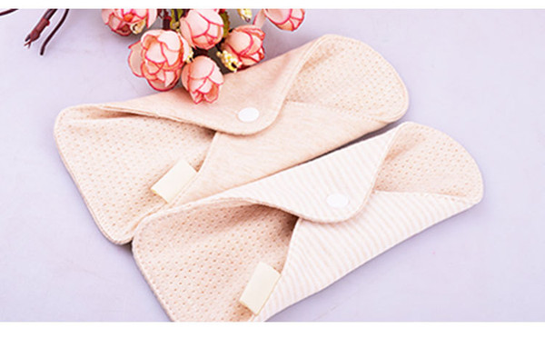 OEM | 7 in Organic Reusable liner pads,Organic Reusable Cotton Cloth Pads, Menstrual Pads, Sanitary Napkins,Incontinence pads