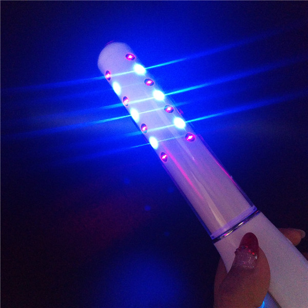 Cold laser irradiation penetrate elastic fiber of vaginal wand to achieve a tightening effect and sex toys