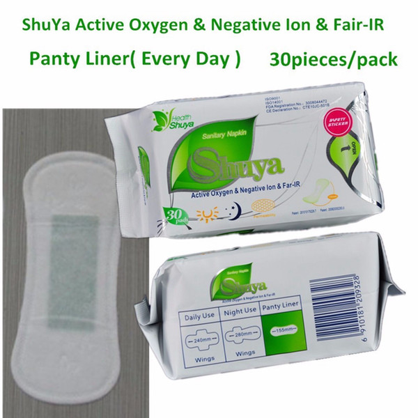 1 Bag Organic Cotton Natural Panty Liners Anion Active oxygen 30 Liner(s)
