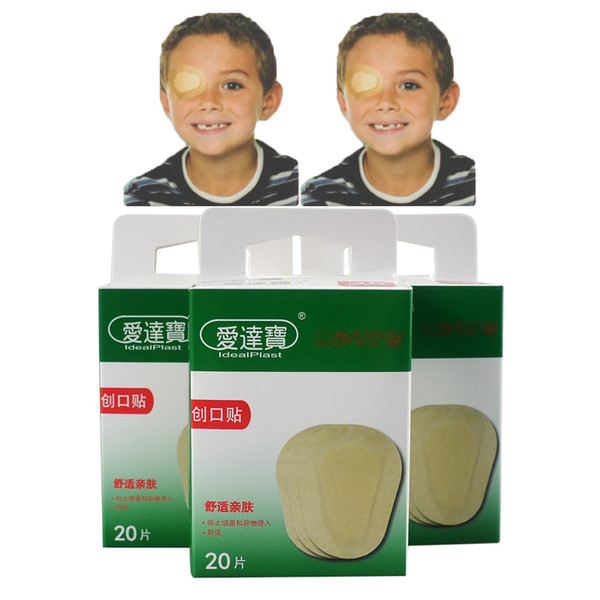 60 PCs/3Boxes 5.8X8.2CM Breathable Eye Patch Band Aid Medical Sterile Eye Pad Adhesive Bandages First Aid