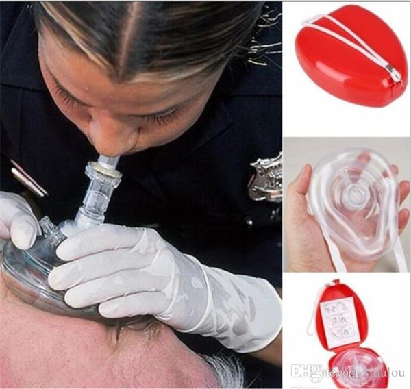 Emergency Tool First Aid CPR Breathing Mask Protect Rescuers Artificial Respiration First Aid Masks CPR Breathing Mask One-way Valve Tools