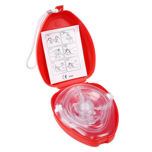 CPR Resuscitator Rescue First Aid Masks Breath One-way Valve Health Tools