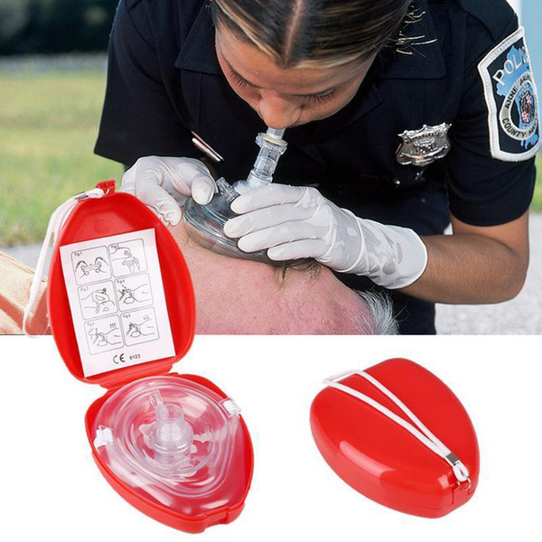 Rescue Pocket CPR Mask with One-Way Breath Valve Emergency Self Rescue Tool Frist Aid Training First Aids Resuscitator