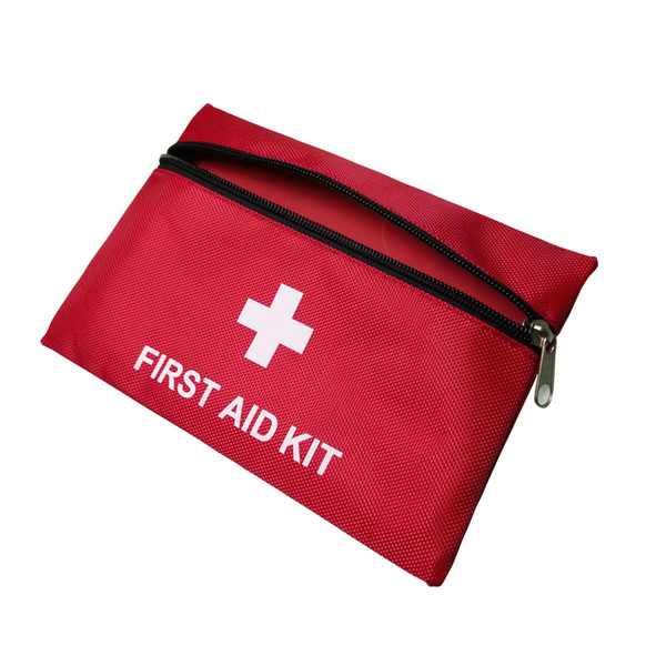 Precision New First Aid Survival Wrap Gear Hunt Camp Emergency Medical Kits package empty bag Red Color 20*14cm 1680D Oxford cloth