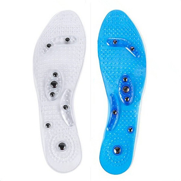 Massaging Insoles Acupressure Magnetic Massage Foot Therapy Reflexology Pain Relief Shoe Insoles Washable and Cutable Insoles