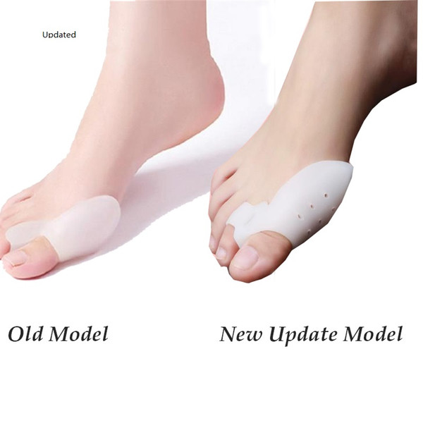 DHL ship Silicone Gel foot fingers Toe Separator Thumb Valgus Protector Bunion adjuster Hallux Valgus Guard feet care