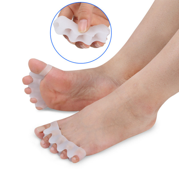 Silicone Bunion Corrector Toe Separators Straightener Silicone Foot Care Bunion Protector Foot Care Tool Pro Massager RRA604